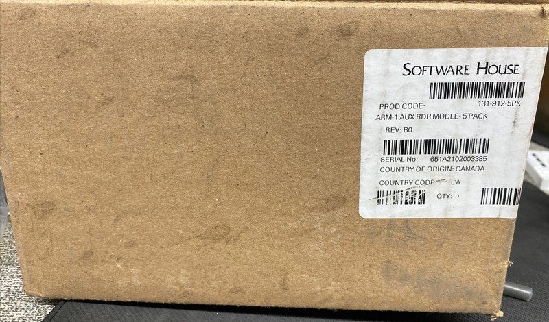 5 Pack Software House 131-912 , ARM-1 AUX RDR MODLE