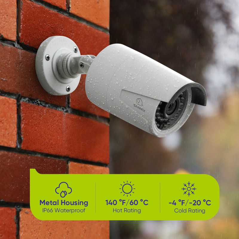 SANNCE 2x 5MP POE Security IP Camera 2-Way Audio Recording Outdoor AI Detection gallery