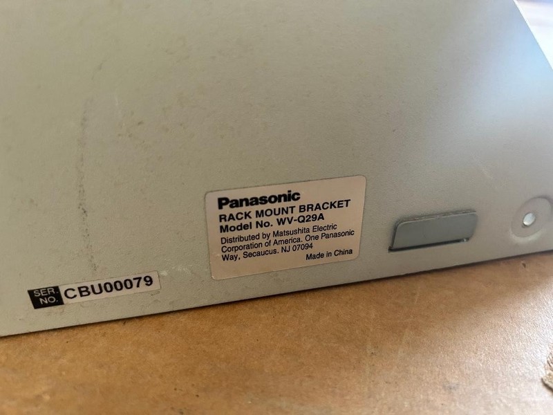Panasonic WV-Q29A Rack Mount Bracket gallery