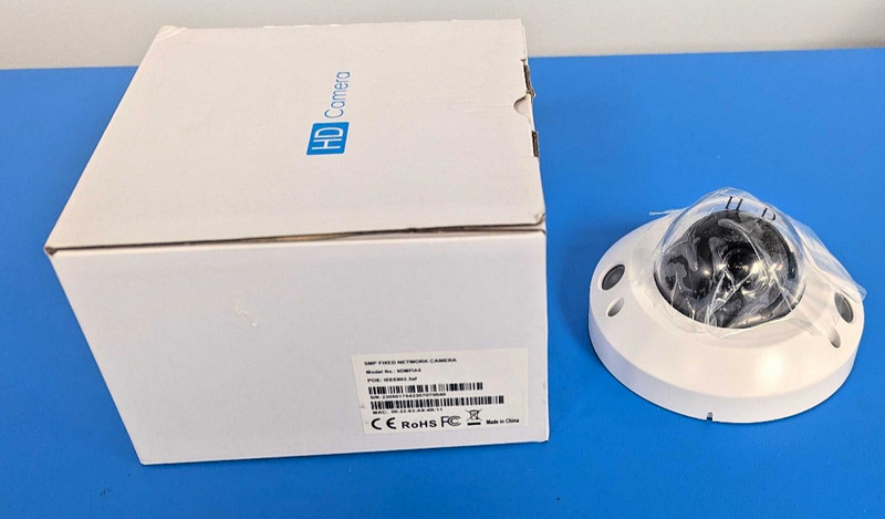 X-Series 5MP Fixed Lens IP Network Dome Camera CCTV IR MIC - READ DESCRIPTION!