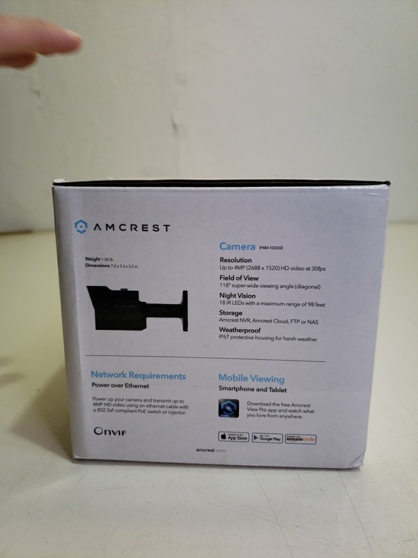 Amcrest 4MP UltraHD PoE Outdoor Bullet Camera gallery