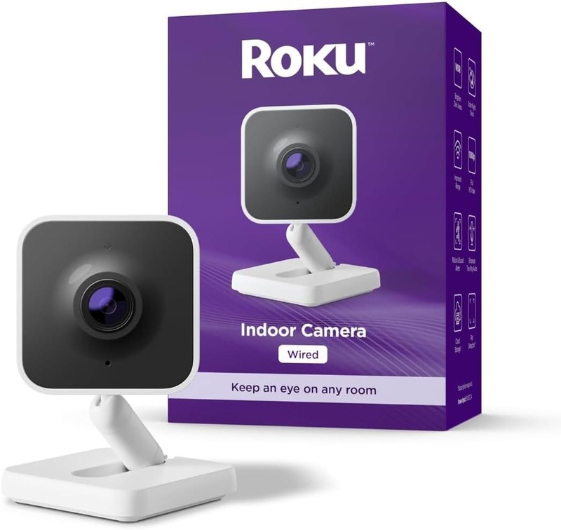 Roku Indoor Camera SE 1080P HD Wired Security Camera Wi-Fi 6 (SCS11W)™