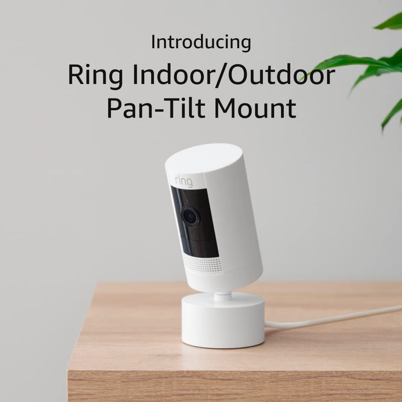 Indoor/Outdoor Pan-Tilt Mount for Outdoor Cam (Stick up Cam) Plug-In, White (Pow gallery