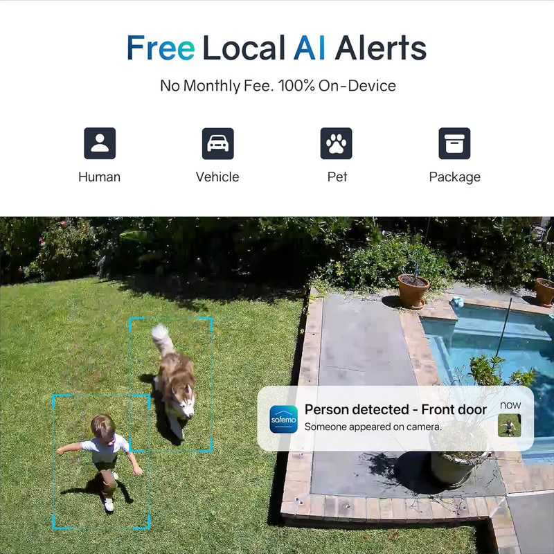4K Security Camera Wireless Outdoor, Cameras for Home Security with Adjustable S gallery