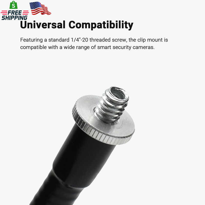 Holicfun Clip Mount for Ring, Blink, Eufy, Google Nest, Wyze, and Arlo Indoor Ou gallery