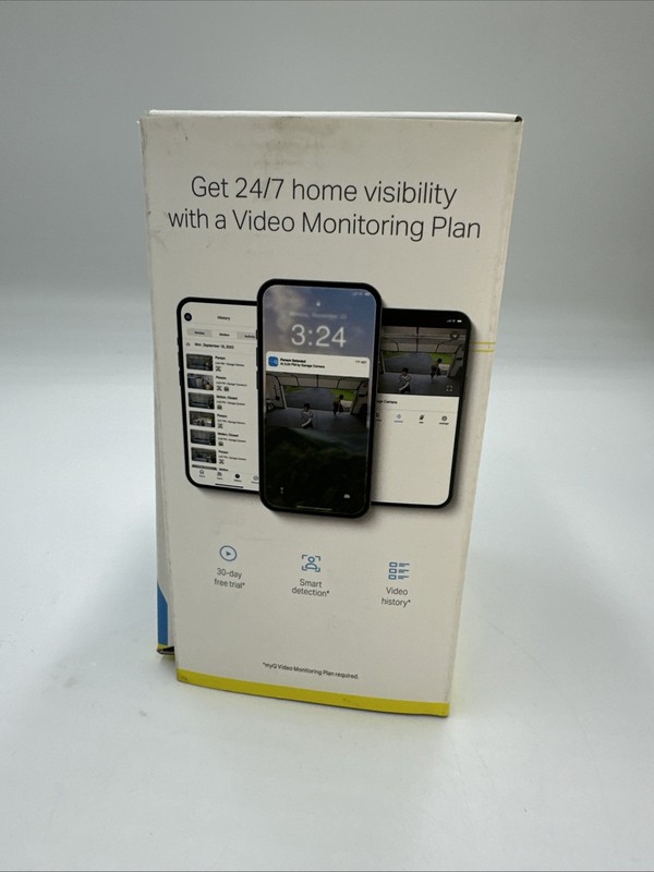 Chamberlain myQ Smart Garage HD 1080p Indoor Wi-Fi Security Camera - White gallery