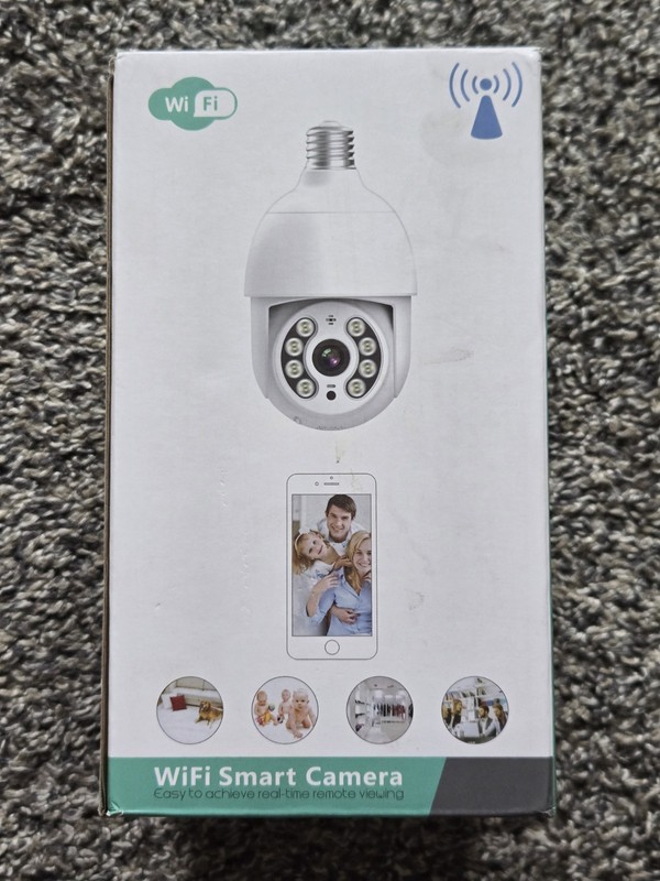 ​HomePlus 2K Smart Security Camera – Works with Alexa – NEW (Open Box)