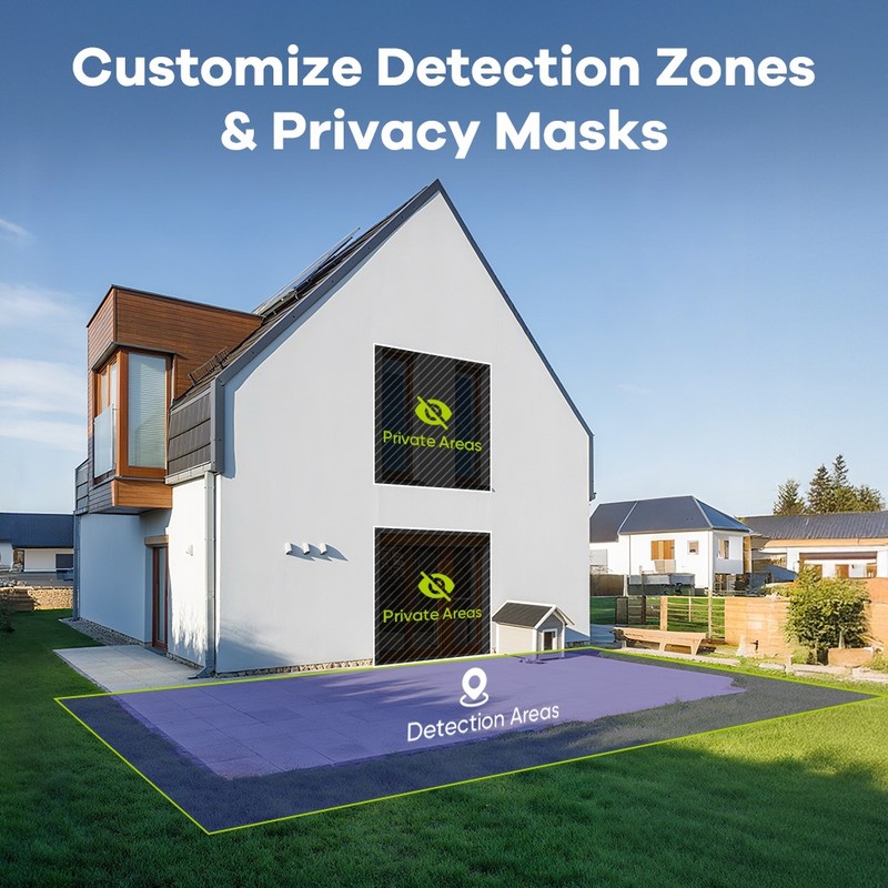 SANNCE 3K 5MP PoE Security IP Camera PT Color Night Vision Outdoor Two Way Audio gallery