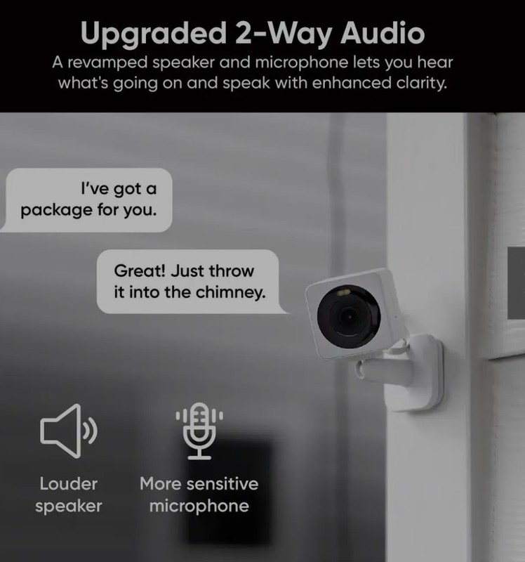 Wyze Cam Indoor/Outdoor OG Security Camera - White,used In MINT!, 32GB SD INCL! gallery