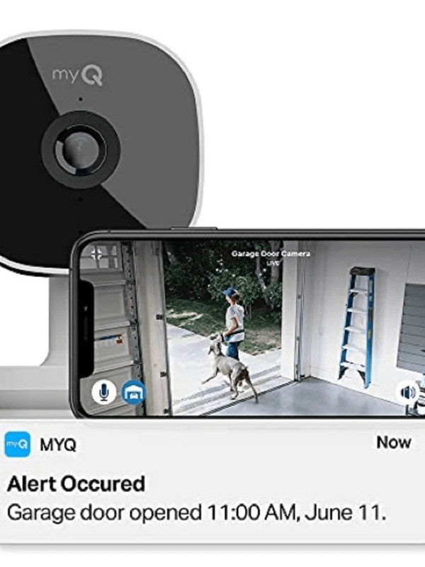 NEW Chamberlain Garage Plug-in Indoor and Outdoor Smart-Enabled Security Camera gallery