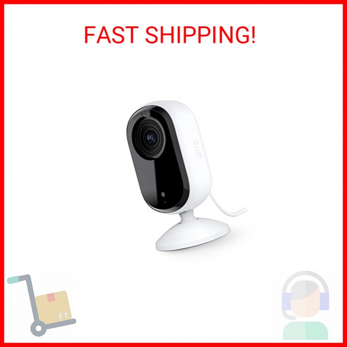 Arlo VMC3060-100NAR Essential 2nd Gen 2K Indoor Single Cam, White – Certified Re
