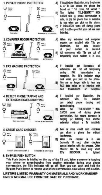 Telephone Tap Detector & Fax & Computer Security for Home or Business:TeleSentry gallery