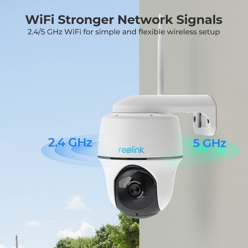Reolink Argus PT 5MP Battery Powered IP Camera Pan Tilt Outdoor with Solar Panel gallery