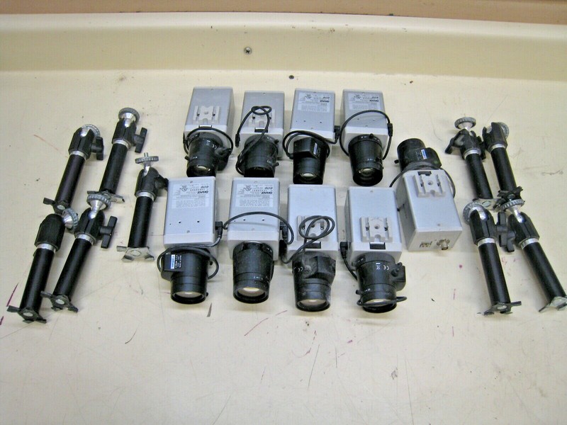 Lot Of 9 Ganz Network Camera YCH-03A Hi-Res Color Day Night Security Camera