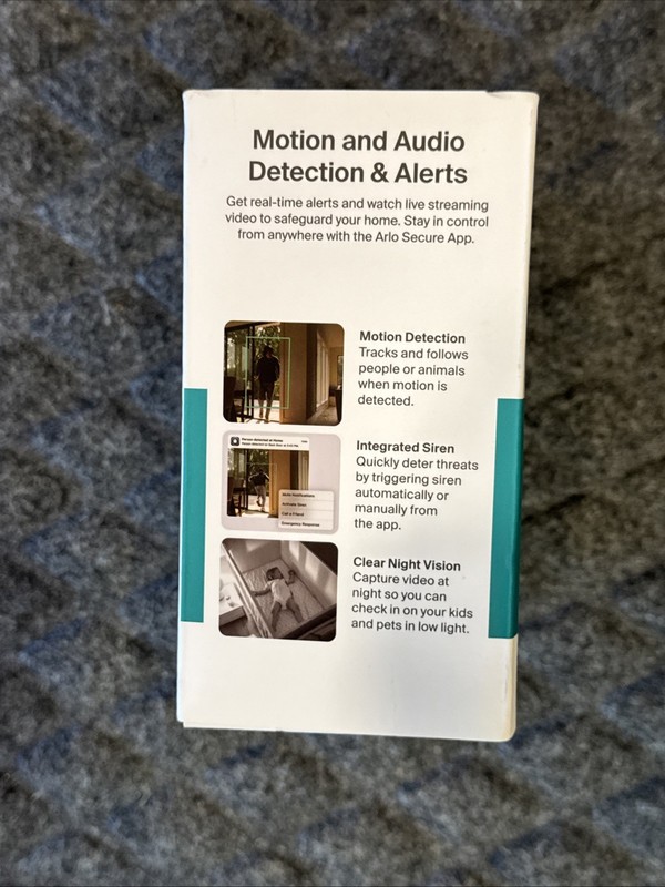 Arlo Essential Indoor 360 Pan 180 Tilt Security Camera 2K New In Box Sealed 💥 gallery