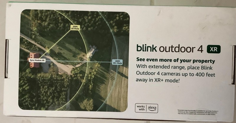 Blink Outdoor 4 XR 6 Wireless Security Cameras +Sync Module Range 400Ft Open Box gallery