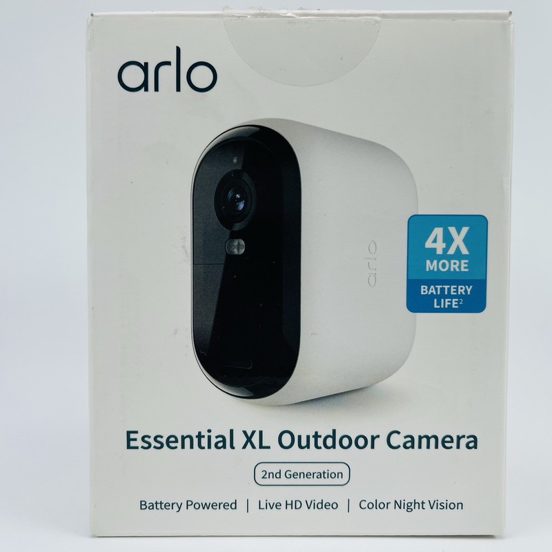 Arlo Essential XL FHD Outdoor Camera 2nd Generation VMC2052-1WMNAS WIRELESS New