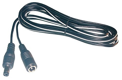 6-ft Heavy Duty 18AWG DC Extension Cable Cord with Male to Female 2.1mm x 5.5…