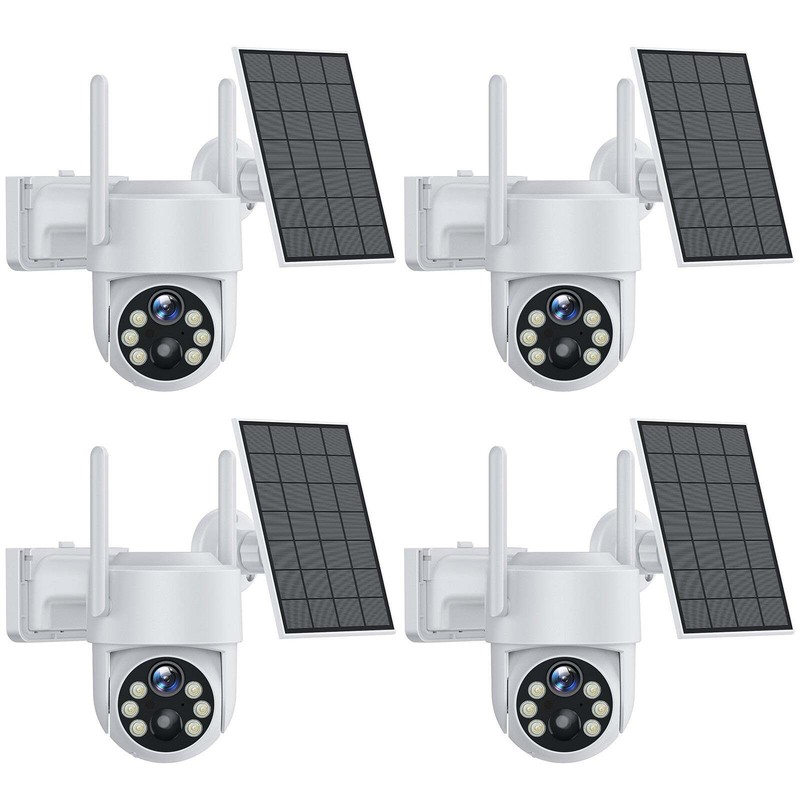 CAMCAMP 2K Wireless Security Camera Home Outdoor 4MP Solar Power WiFi PTZ Camera