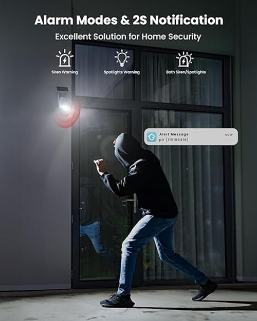 Camara De Seguridad Solar WIFI Inalambrica Para Casa Exterior HD Con Audio NUEVO gallery
