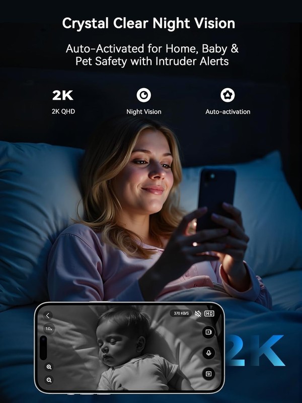 WiFi Security Camera with 2-Way Audio, Motion Detection, and Instant Alerts gallery