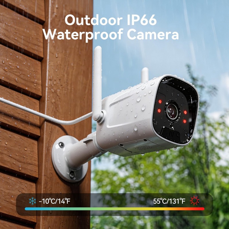 Wireless 5MP 10CH NVR WIFI 3MP Security Camera System Audio AI Detection 1TB HDD gallery