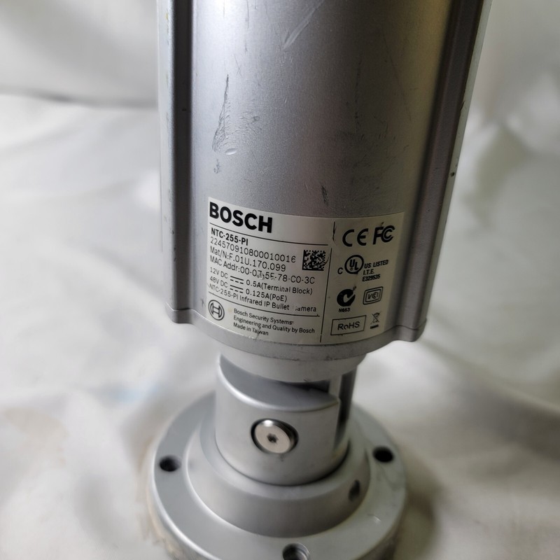 Bosch NTC-255-PI IP Outdoor IR Bullet Camera, 3.7-10mm Lens, PoE Cut Cord gallery
