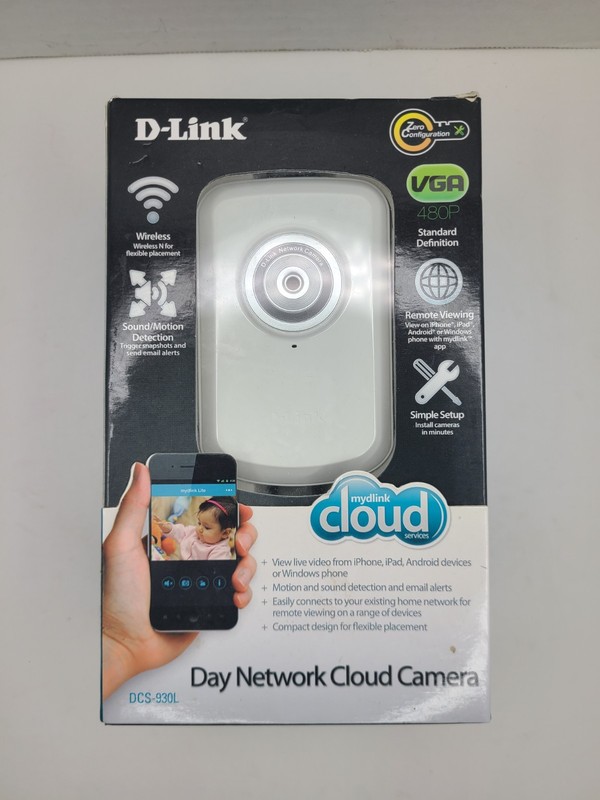 D-Link DCS-930L DayNetwork Camera WiFi Home Security Remote Viewing App Wireless