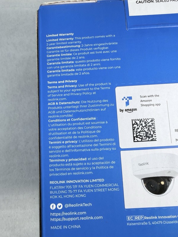 REOLINK RLC-1240A IP67 Weatherproof NEW gallery