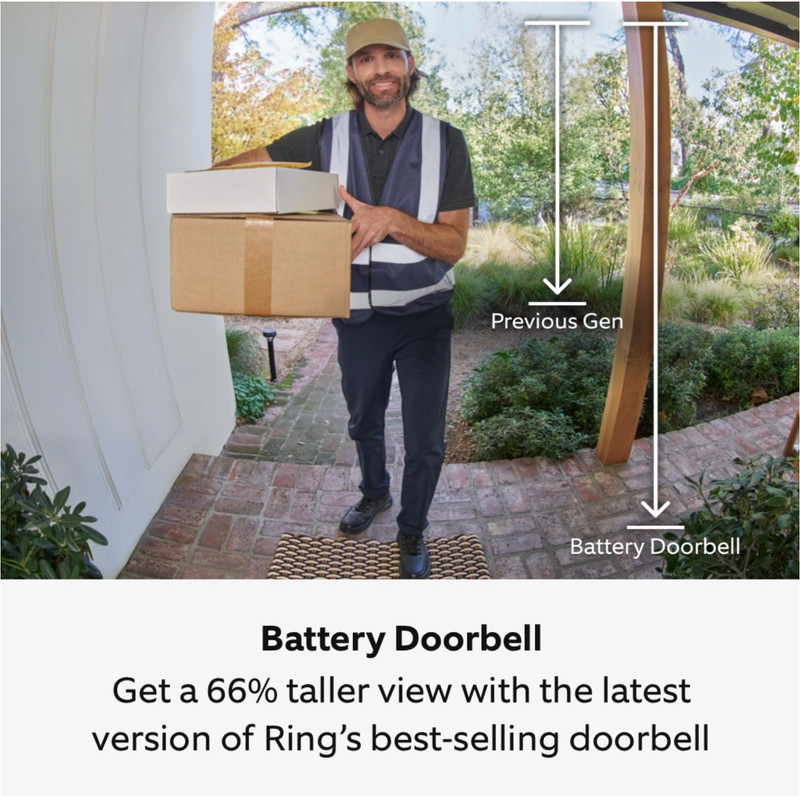 Ring Whole Home Kit Doorbell Outdoor Camera Pan Tilt Indoor Camera WiFi - NEW gallery