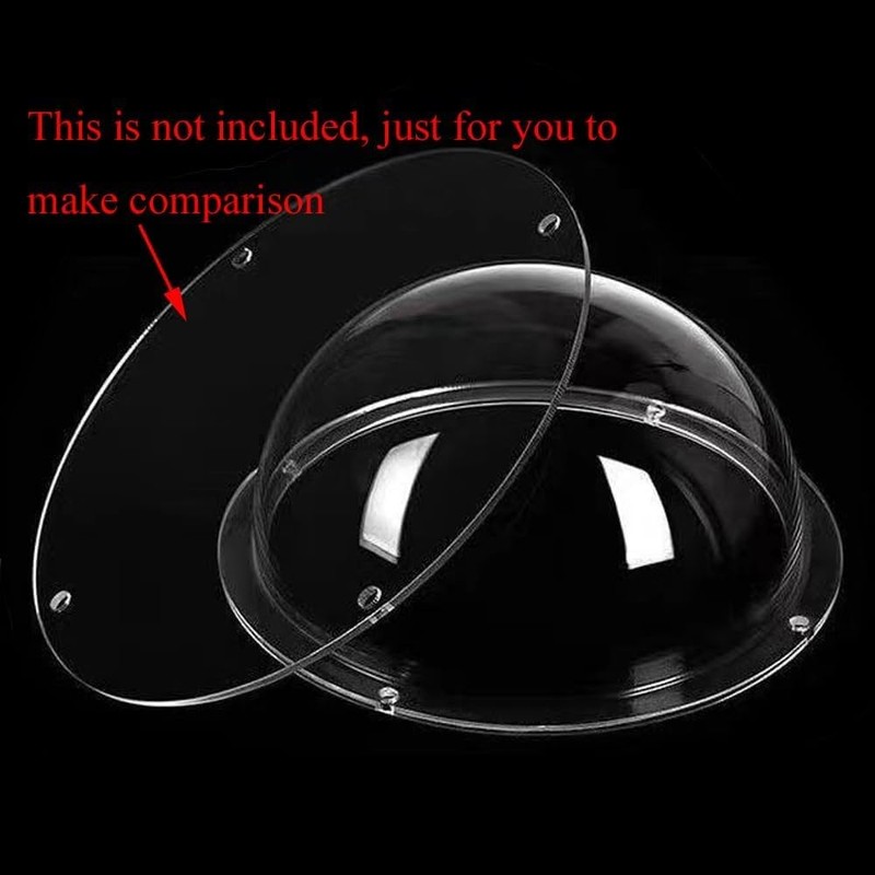 LOTOWELZON Camera Dome Cover 5.5 inch Clear Acrylic gallery