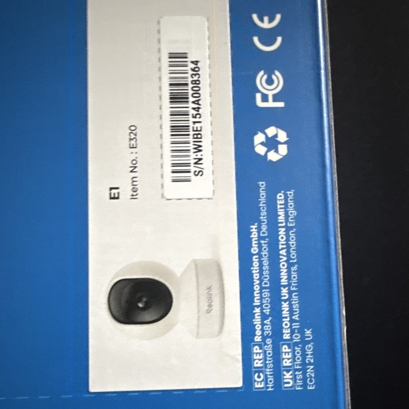 Reolink E1 2.5K 2560x1440 Indoor Wi‑Fi IP Surveillance Camera White gallery