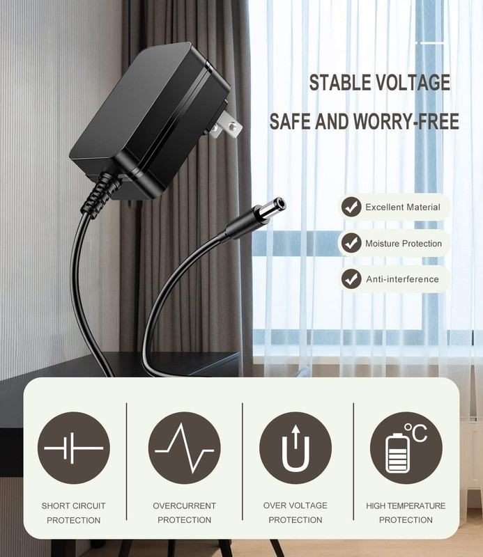 Advanced 12V 2A Security Camera Adapter with Plug Adapters & Safety Features gallery
