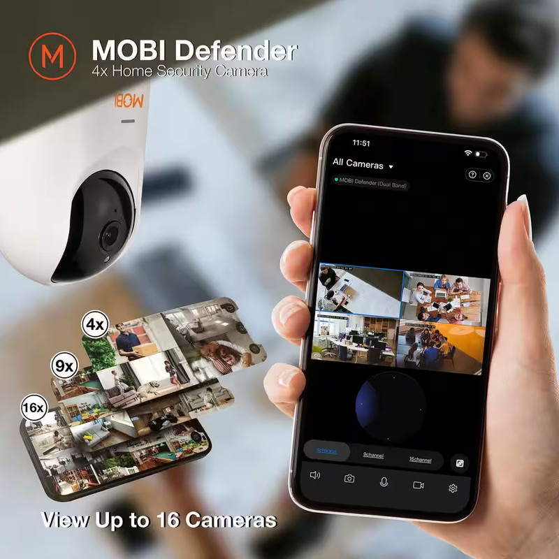 Defender - Smart Home Security Cameras (4-Pack) gallery