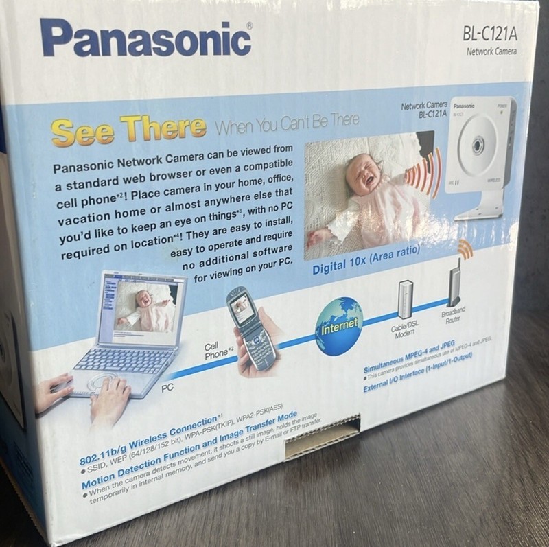 Panasonic BL-C121A Wireless Camera gallery