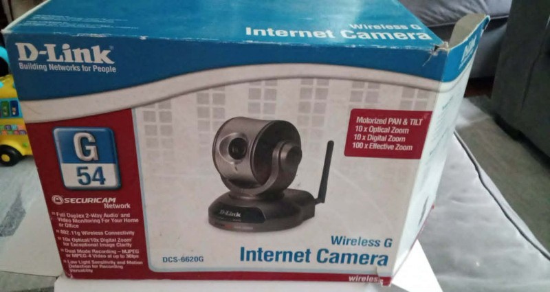 D -link Wireles G54 internet camera