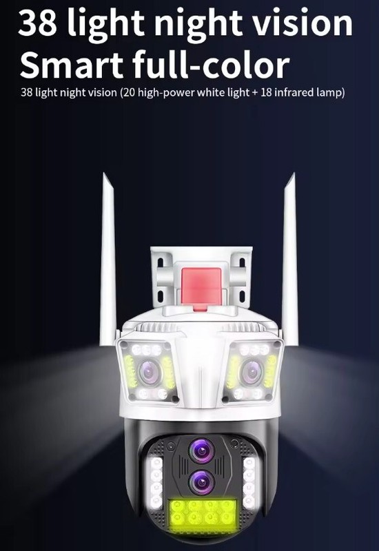 4Lens 16k WiFi Ip Camera 10x Zoom 360* Degrees Rotation - 2 Ways Comunication gallery