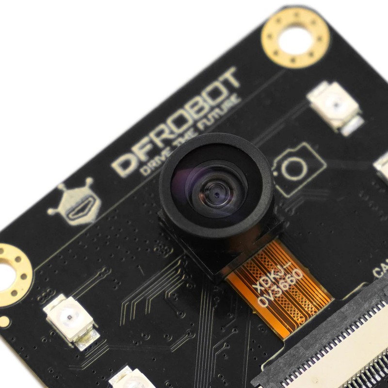 DFRobot ESP32-S3 AI Camera Module Edge Recognition Night Vision Mic gallery