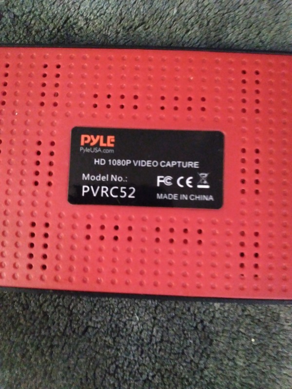 Pyle PVRC52 HD 1080P Video Capture - Parts Or Repair - Incomplete - As Is gallery