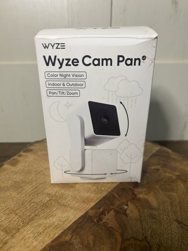 Wyze Cam Pan v3 Outdoor Security Camera - 1080p - NIGHT VISION - OPEN BOX gallery