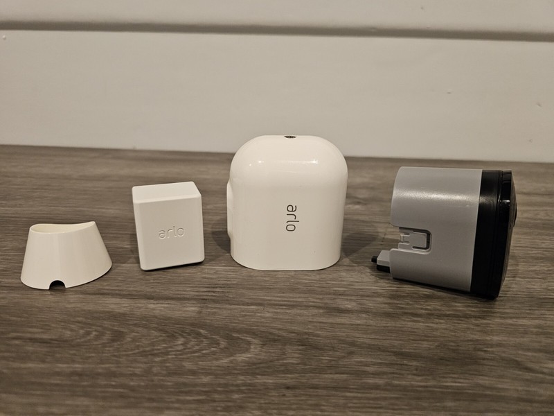 Arlo Pro 4 Spotlight Camera Wireless Security Camera, 2K VMC4050P White 1 Pack