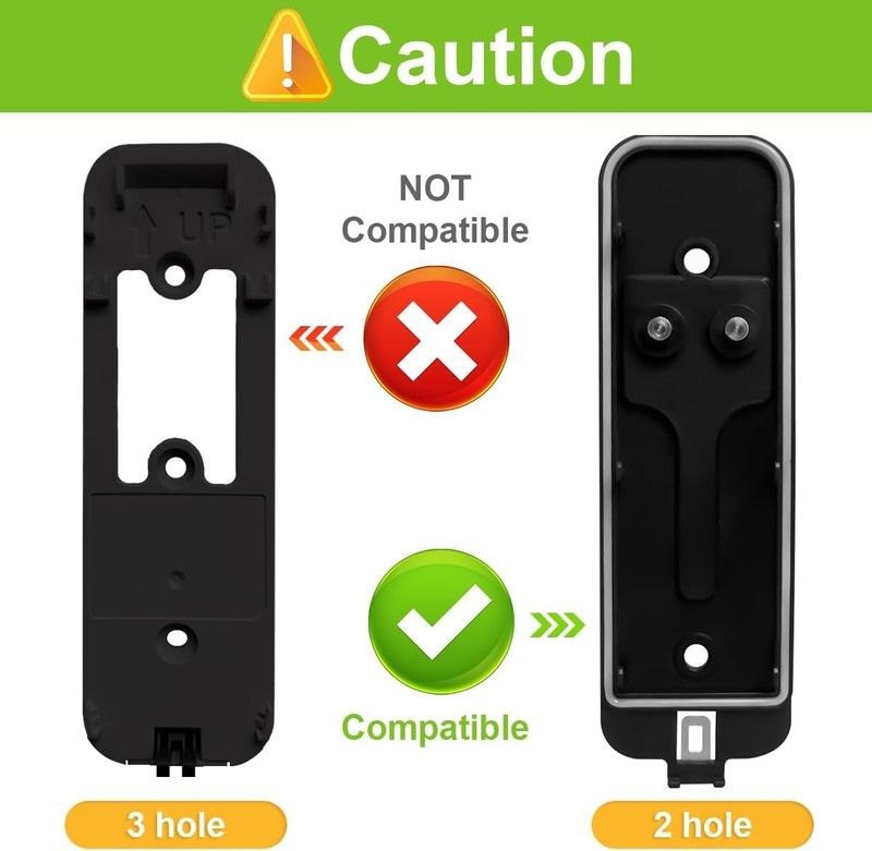 "Blink Doorbell Backplate Replacement Mounting Plate w/ Key Tabs" gallery
