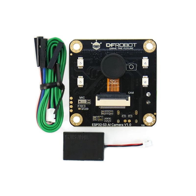 DFRobot ESP32-S3 AI Camera Module Edge Recognition Night Vision Mic gallery