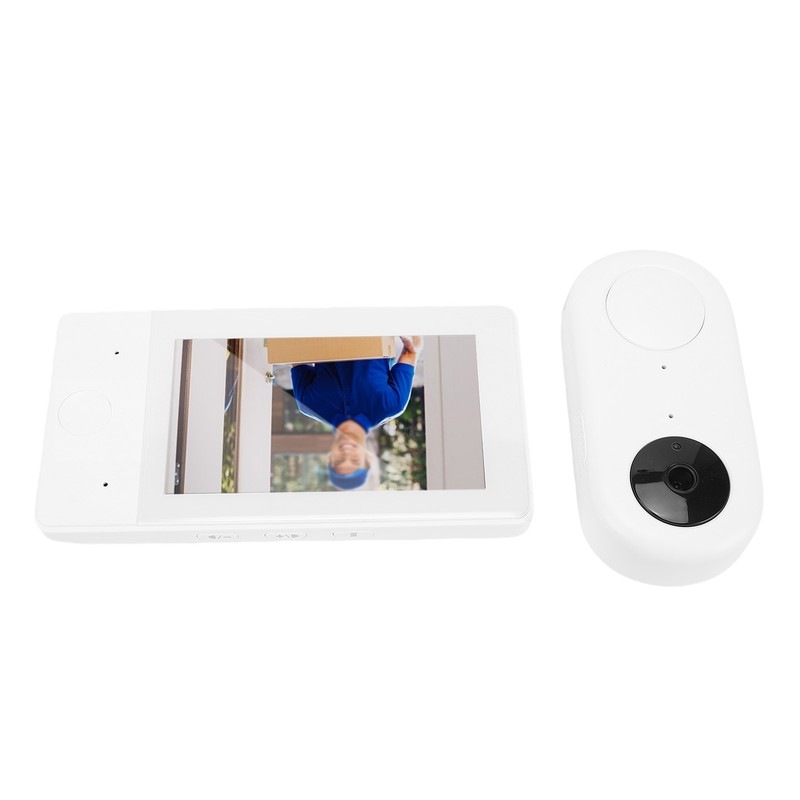 Wireless Doorbell Camera 4.3 Inch Display Rechargeable Battery For Home gallery