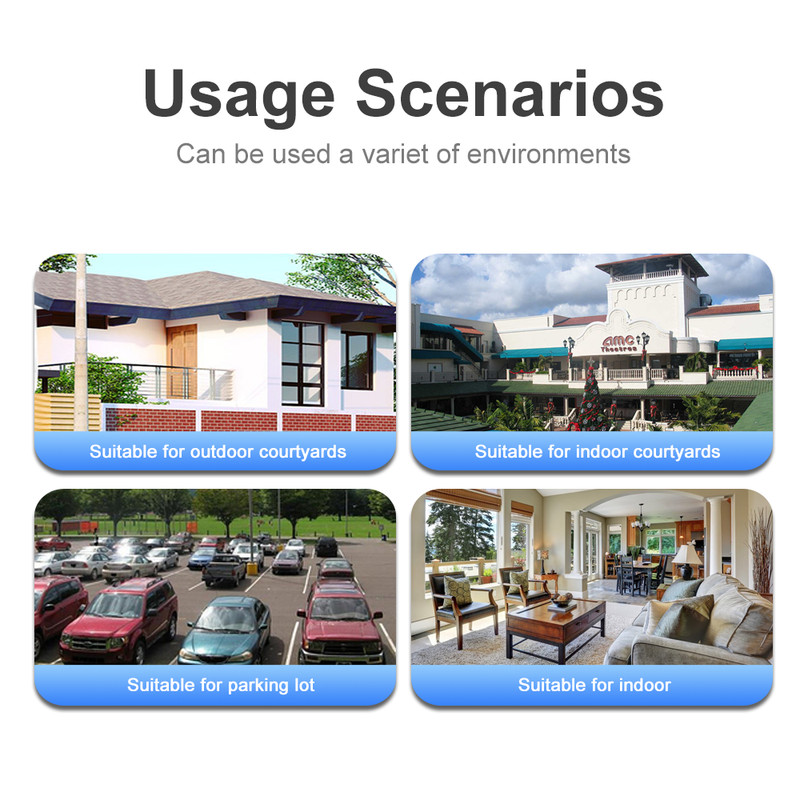 KERUI 4MP WiFi Camera Dual Lens Wireless PTZ Camera Outdoor 360° Security Camera gallery