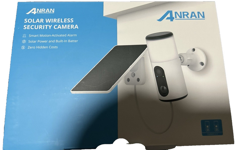 Anran Solar Wireless Security Camera (set of 2) Solar Power and Built in Battery