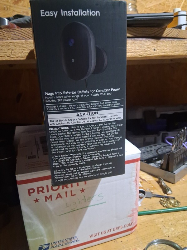 GE Cync Outdoor Wired Smart Camera 2K HD & Night Vision gallery