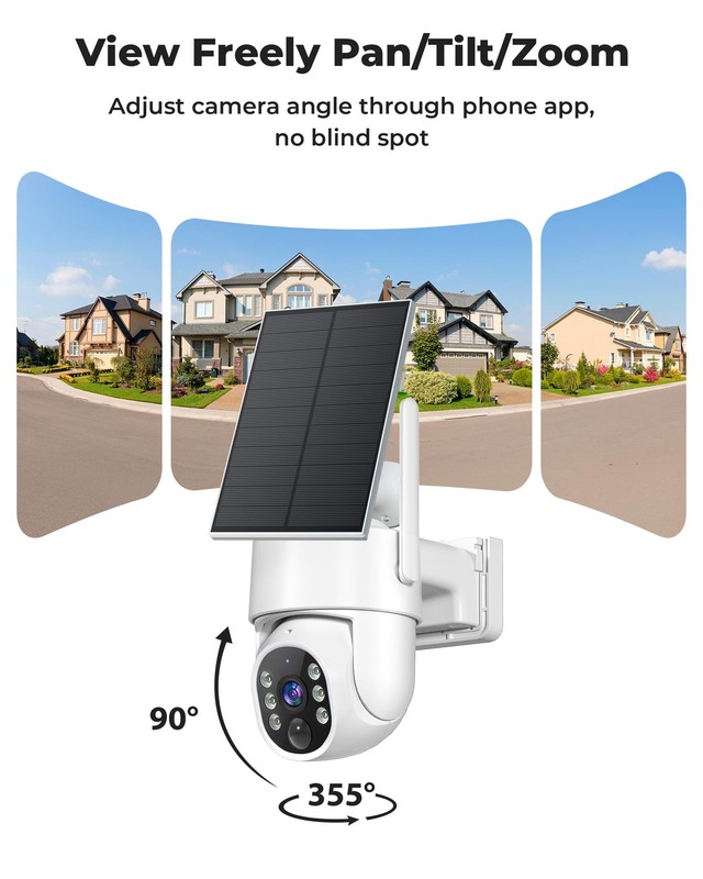 Security Cameras Wireless Outdoor 5G& 2.4G, No Subscription, 2 Cam-Kit,4MP So... gallery
