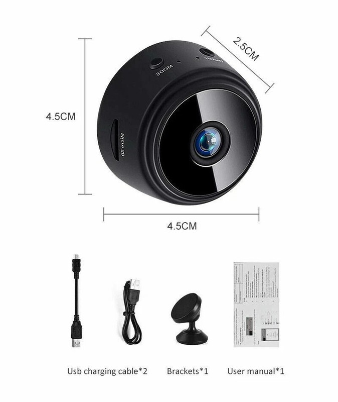 Mini Wireless Record Camera WiFi IP Home Security DVR Night Vision HD USB 1080P gallery