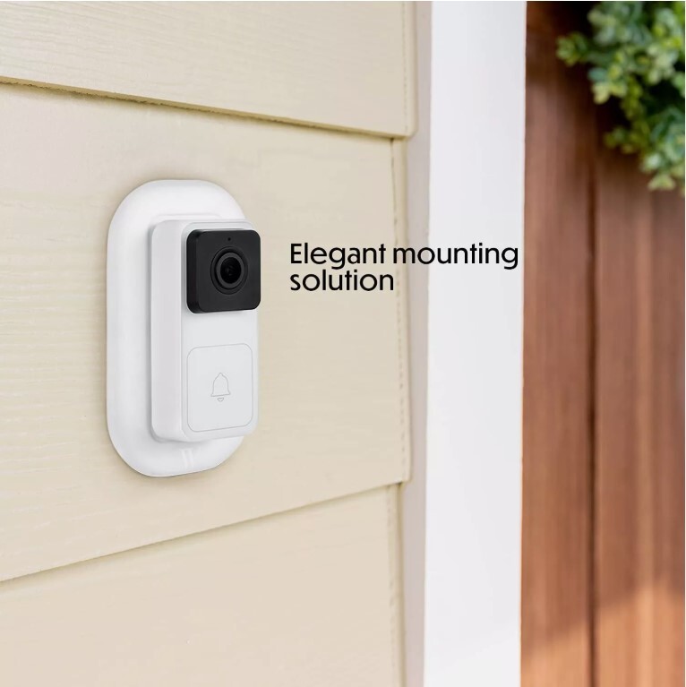 Wall Plate Mounting Bracket for Wyze Video Doorbell (White) gallery